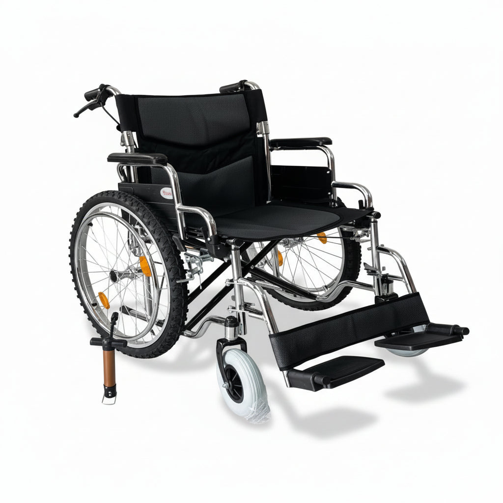 SILLA DE RUEDA TODO TERRENO REFORZADA TX-W61