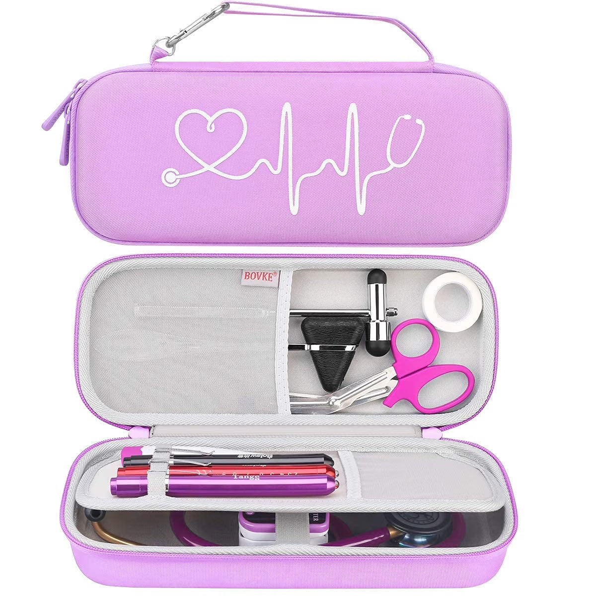 ESTUCHE CON SEPARADOR PARA ESTETESCOPIO Y ACSESORIOS