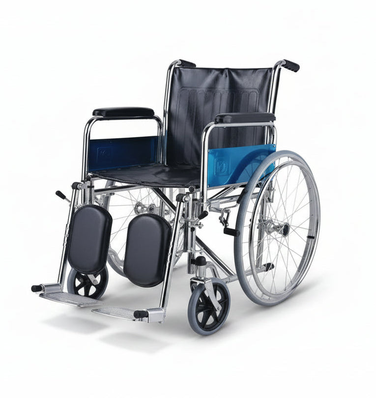 SILLA DE RUEDA CON ELEVACION DE PIERNAS